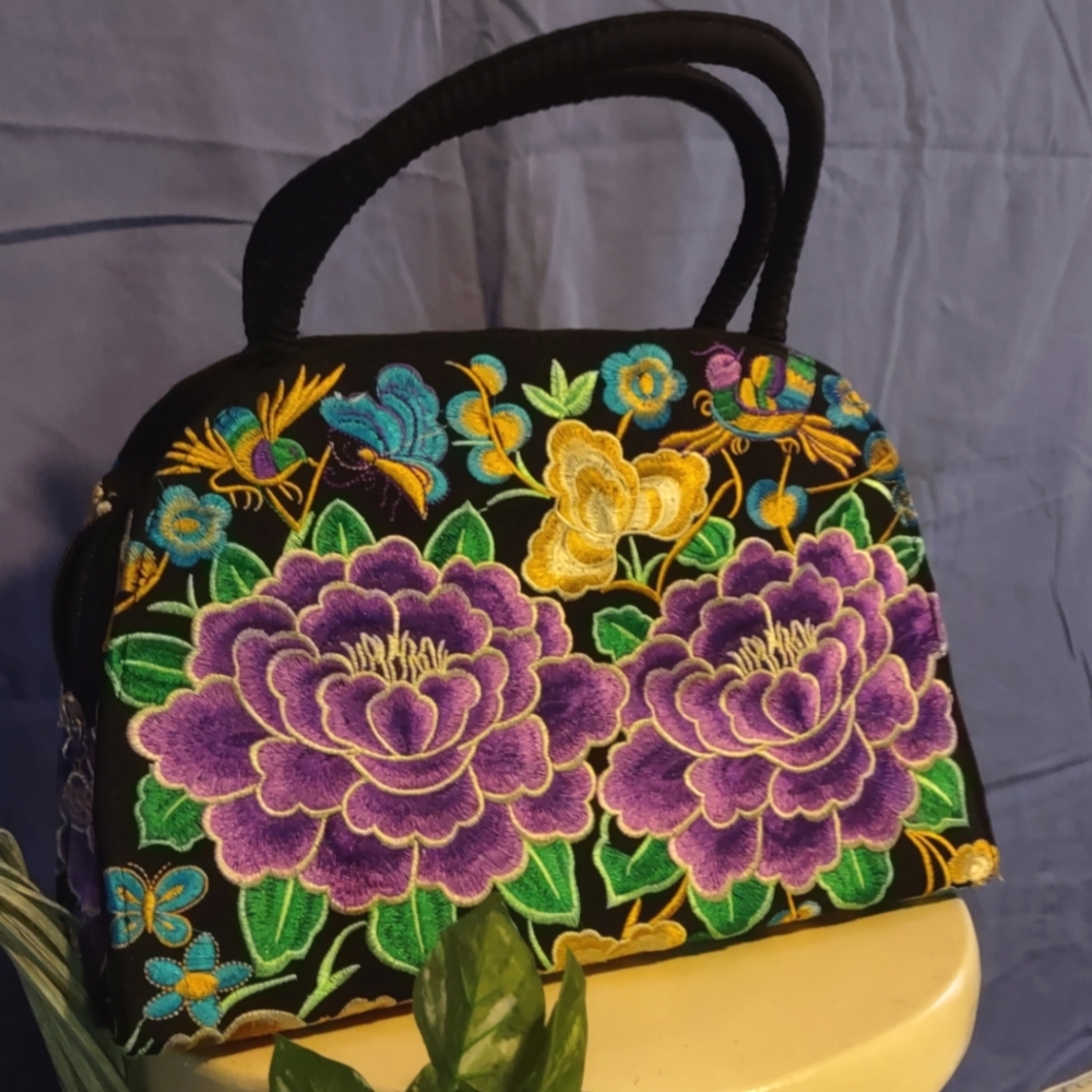Embroidered Handbag